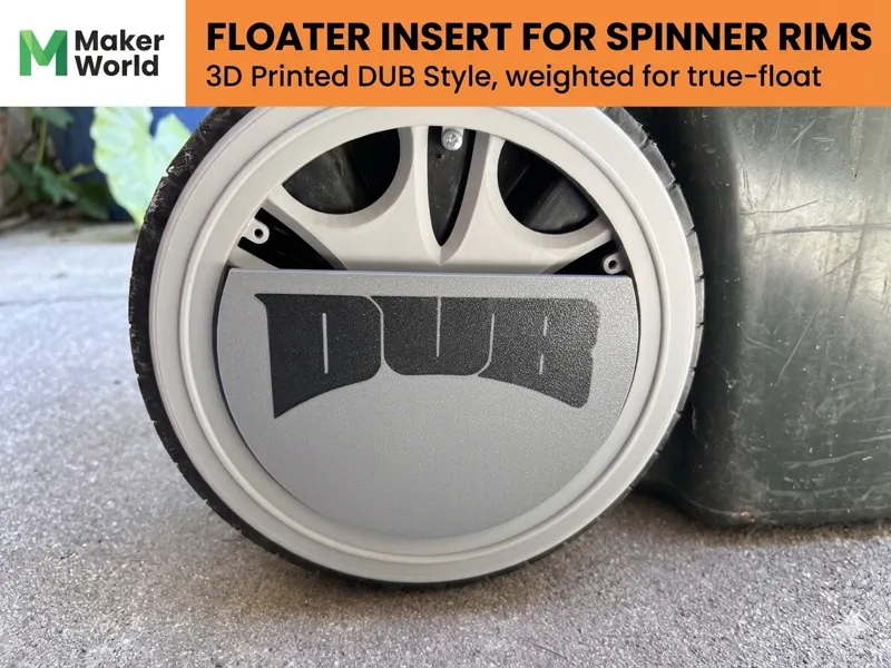 Floater insert for Spinner rim