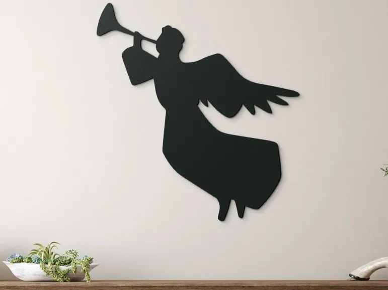 Angel with Trumpet Wall Sticker