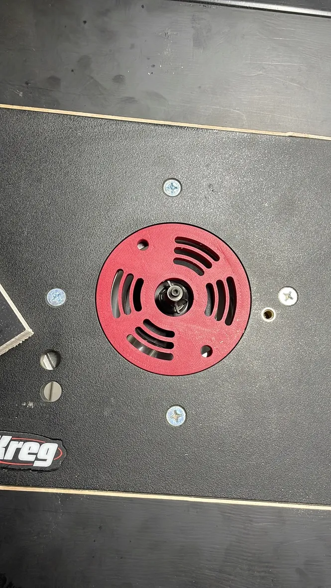 Kreg Router Plate Inserts With Dust Holes by RobVanBobbert MakerWorld ...