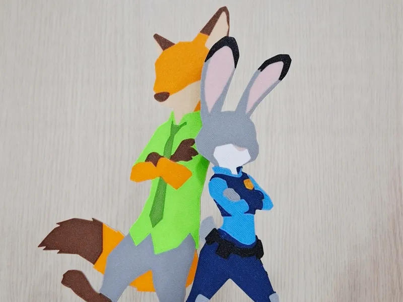 Zootopia statuette 動物方城市 主角立牌 1 AMS 7 color