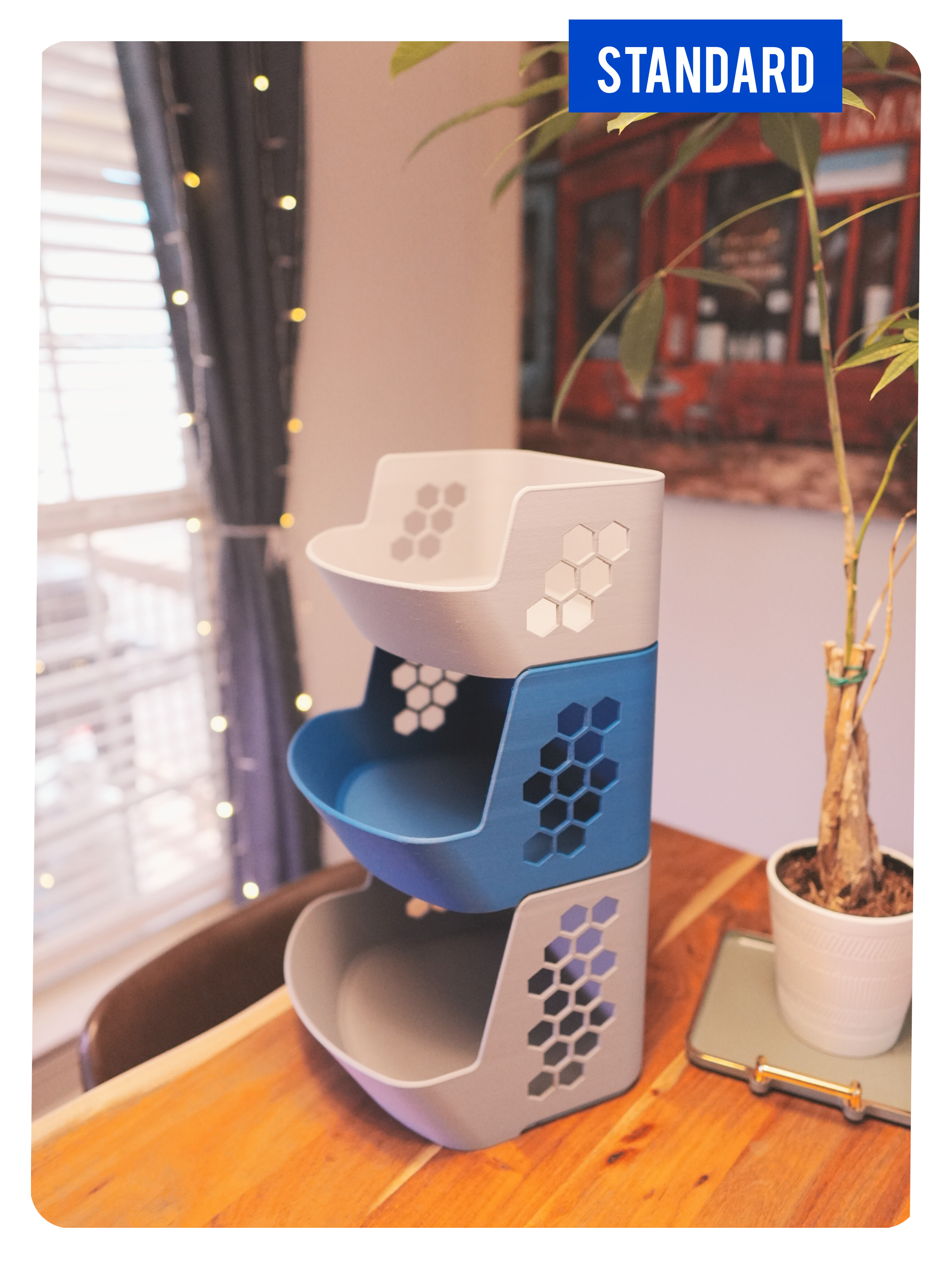 Stackable Fruit & Pantry Kitchen Storage Baskets - 1