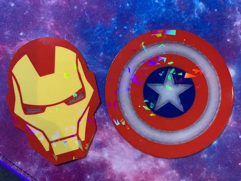 Iron Man Coaster! (Dual-Sided)