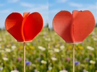 Heart WIND SPINNER
