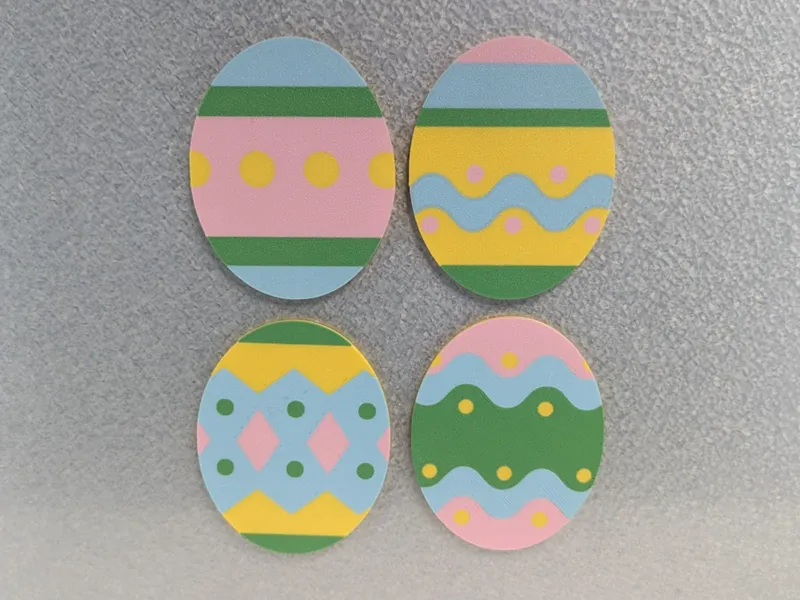 Easter Egg Fridge Magnets