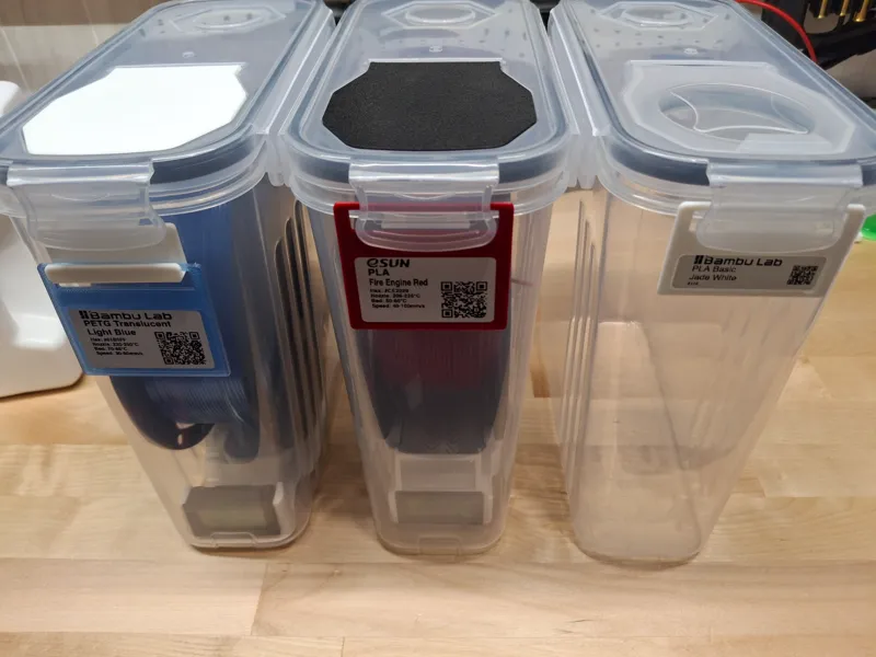 Filament Swatch Labeling Tags