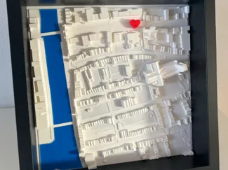 Gdansk, Poland - 3d map