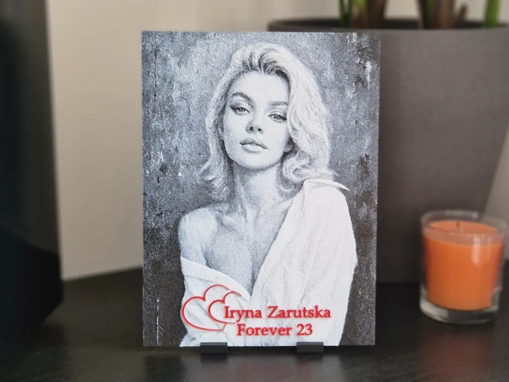 Iryna Zarutska Mural Hueforge 3 4 Colours By 3dmarshall Creations