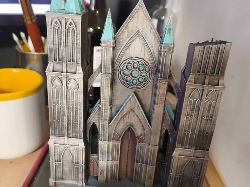 Epic Scale Bombed Gothic Cathedral #1