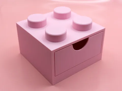 Building Brick Storage by Pork3D.com view 3
