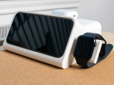 iPhone 15ProMax, AirPods, and iWatch Charging Dock