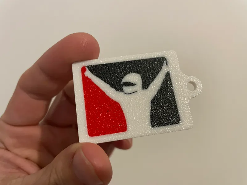 iRacing logo keychain