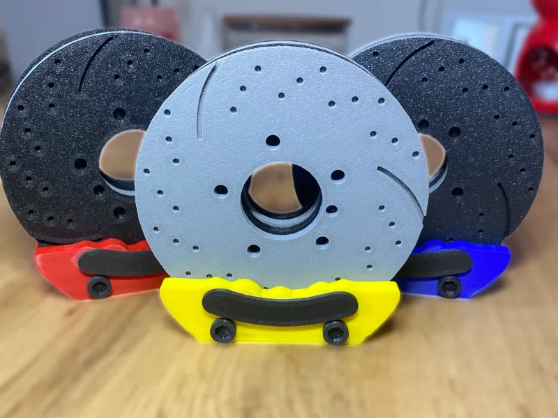 Brake-shaped coasters