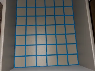 IKEA Malm 53mm Gridfinity Base without Edge Areas