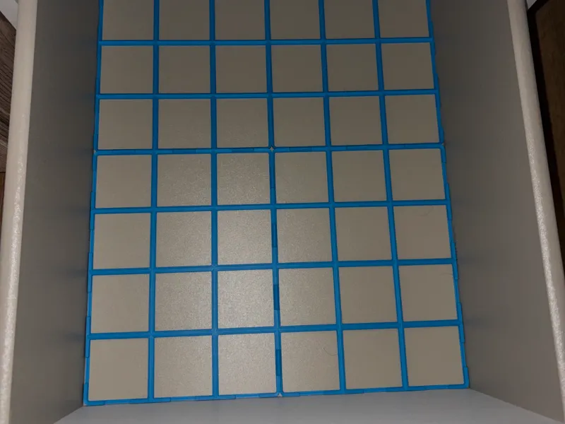 IKEA Malm 53mm Gridfinity Basis ohne Randbereiche