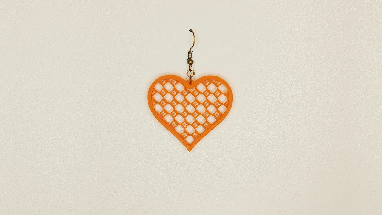 hearts loves infills - earrings, pendant view 3