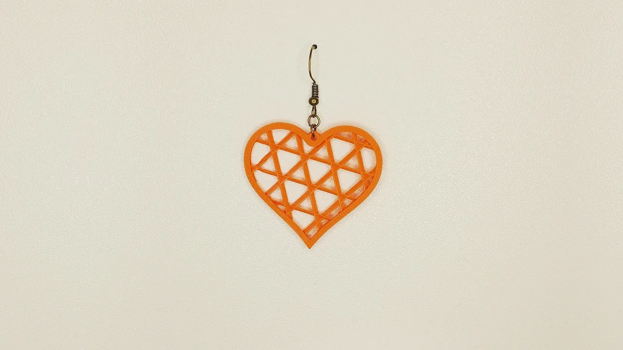 hearts loves infills - earrings, pendant view 4