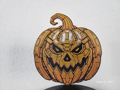 mecha pumpkin 2d arts