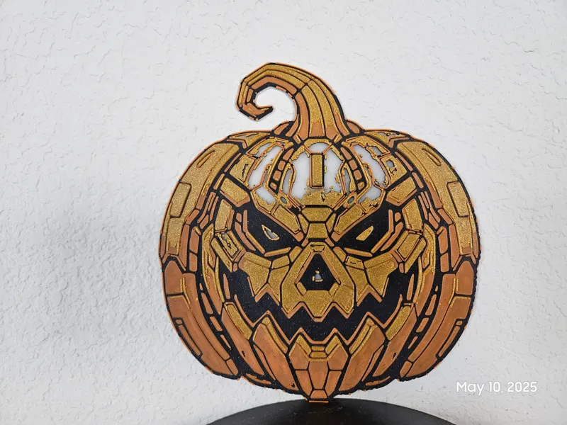 mecha pumpkin 2d arts