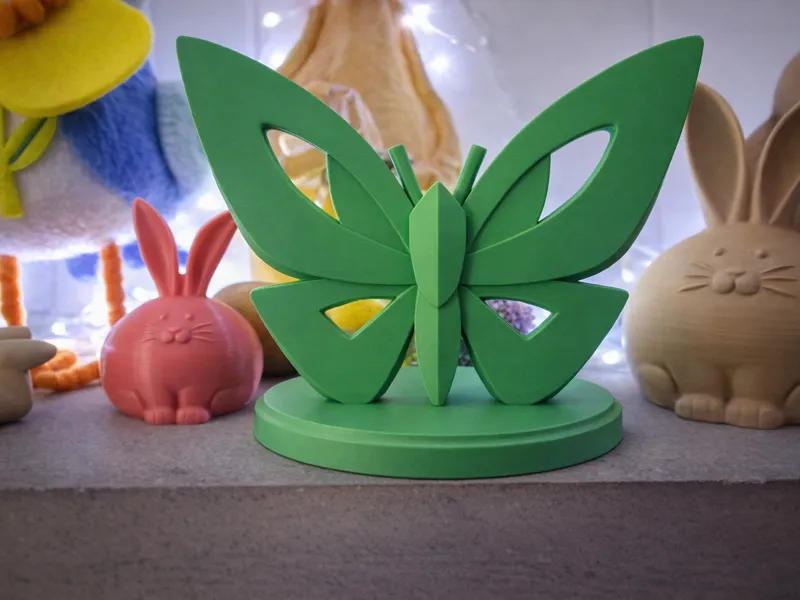 Minimalist Butterfly Sculpture