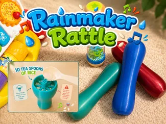 Mini Rainmaker/Rainstick Sensory Sound Toy 