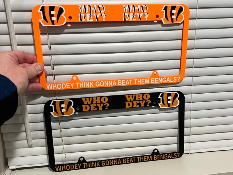 Cincinnati Bengals License plate Frames