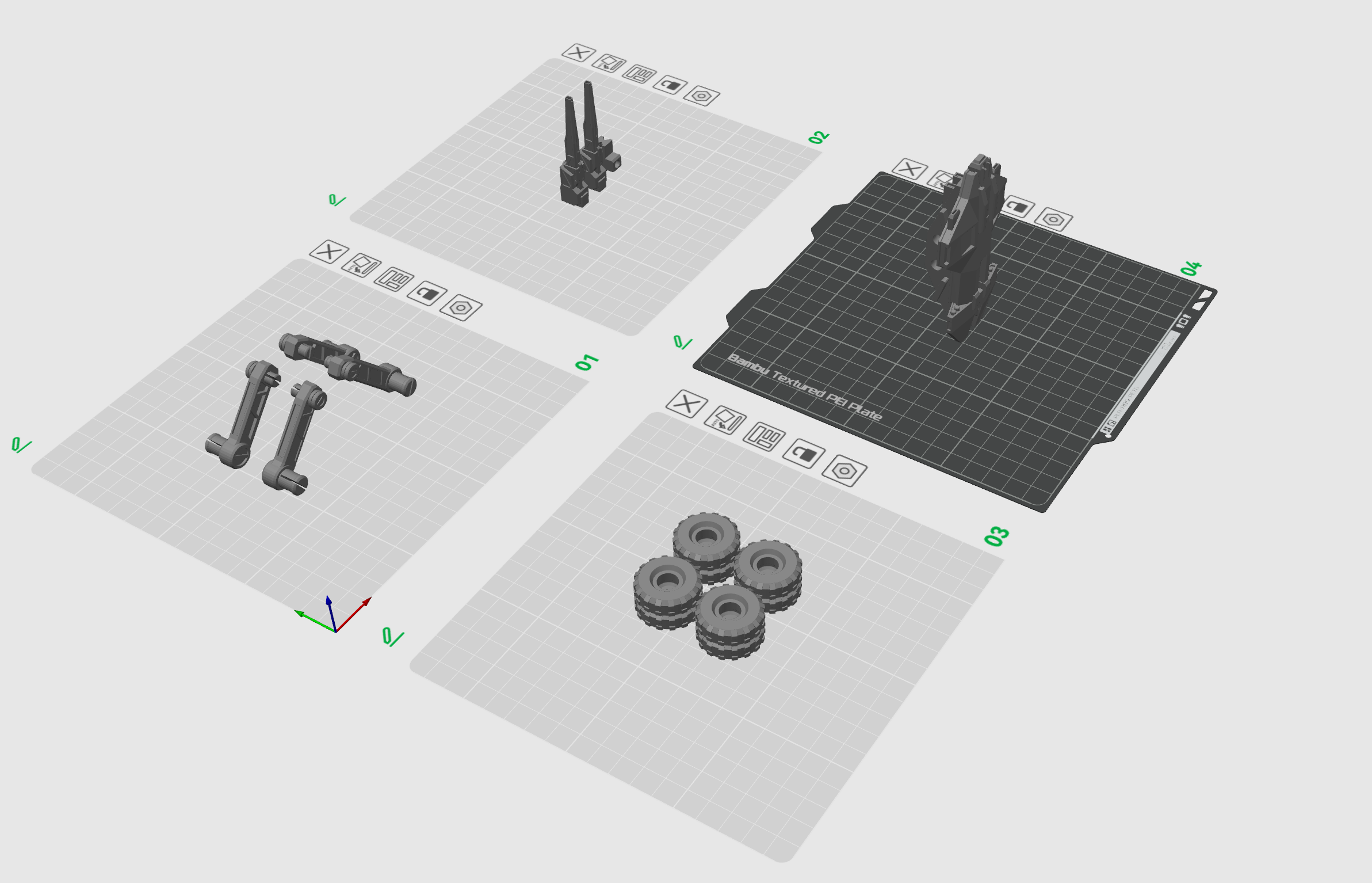 Miniatura 3 do modelo 3D “蝰蛇行者” 无人地面战车