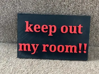 keep out my room!!