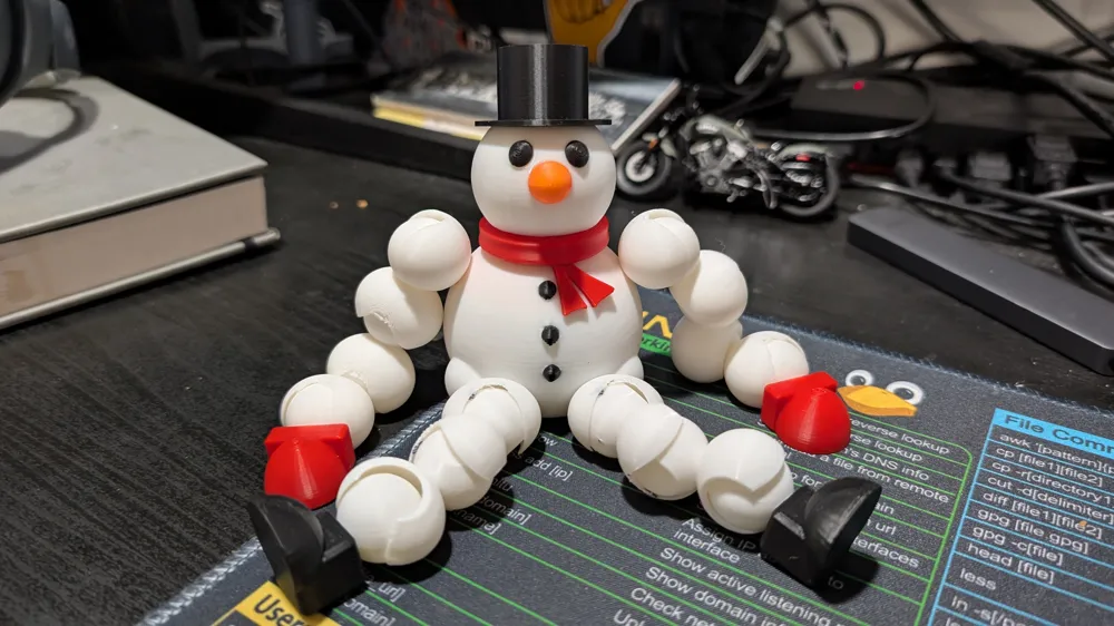 First Snow Man Model Mr Snowman - Free 3D Print Model - MakerWorld