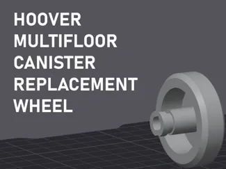 Hoover Multifloor Canister Replacement Wheel