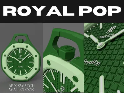 AP x Swatch Royal Pop Wall Clock