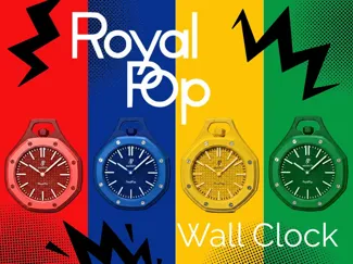 Horloge murale AP x Swatch Royal Pop