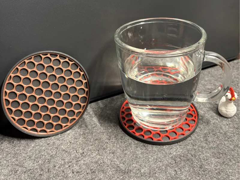 Cup coaster round