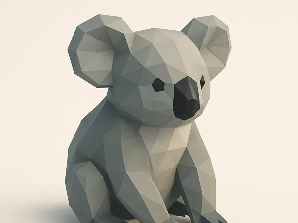 Koala low poly