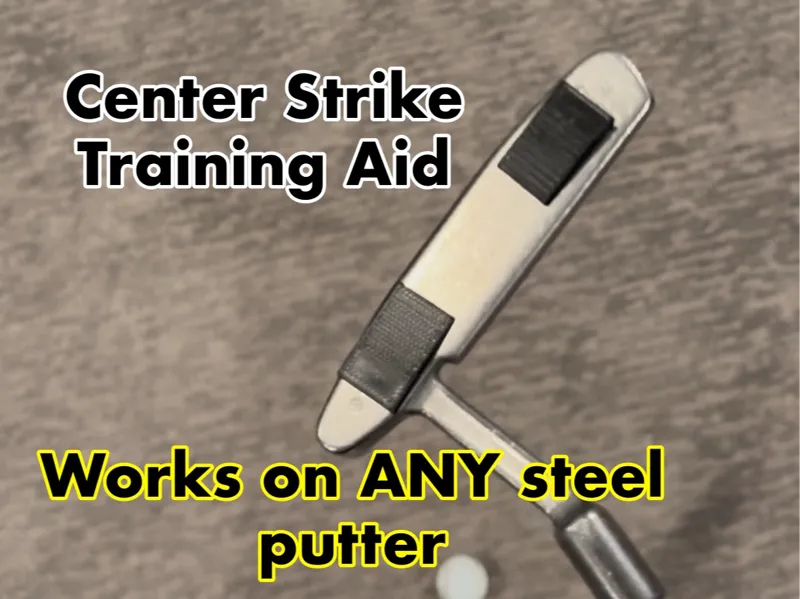 Center Strike Training Aid for Steel Golf Putters