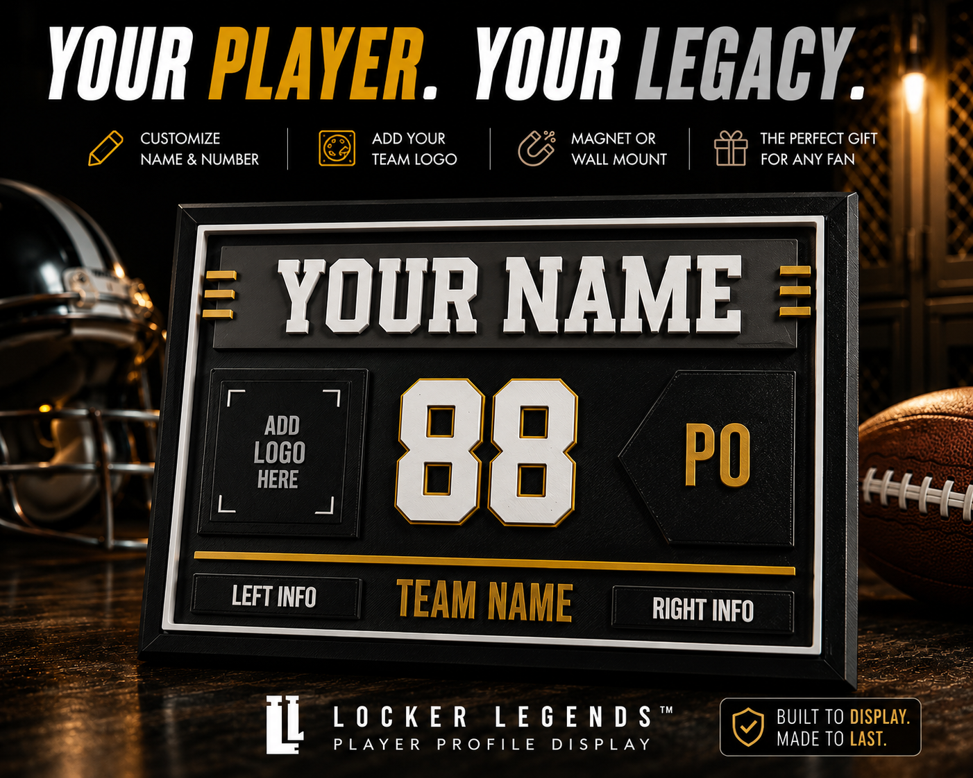Locker Legends : Player Insert (Customizable) - 1