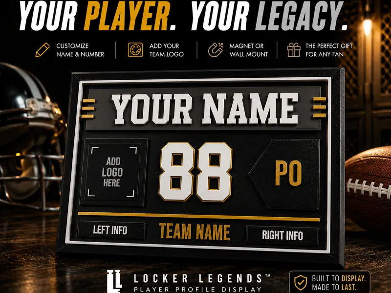 Locker Legends : Player Insert (Customizable)