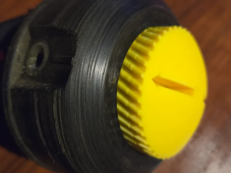 Bump knob for Ryobi weed trimmer.
