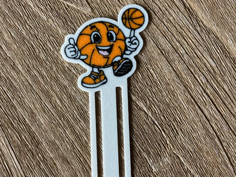 Captain Swish – Basketball Bookmark