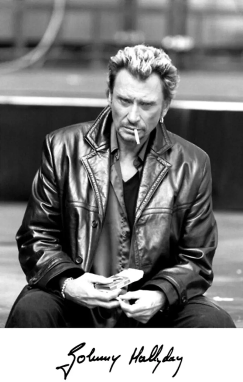 Portrait Johnny Hallyday 