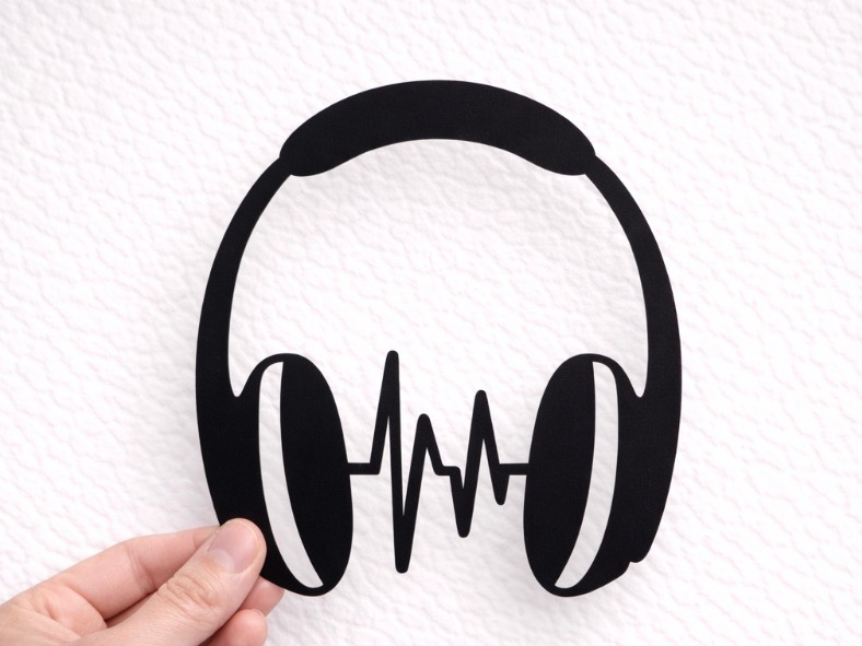 Music Headphones Wall Art – Audio Wall Decor