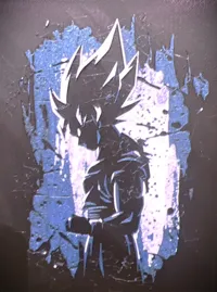 Portrait HueForge Son Goku (version bleue) — photo 2