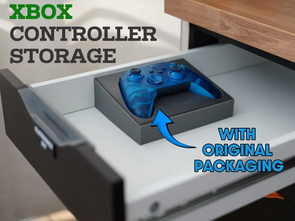 Xbox Controller storage (With original packaging) - Free 3D Print Model ...