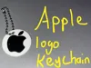 Apple Logo Keychain