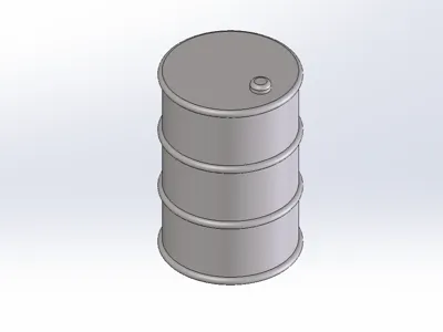 1:10 Oil drum for RC scale projects