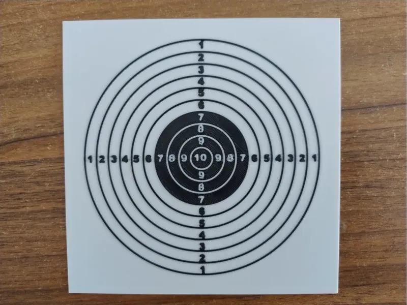 Air rifle or gun target