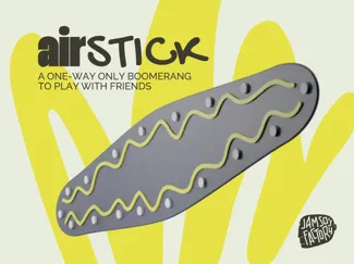 AIR STICK - The one-way only boomerang