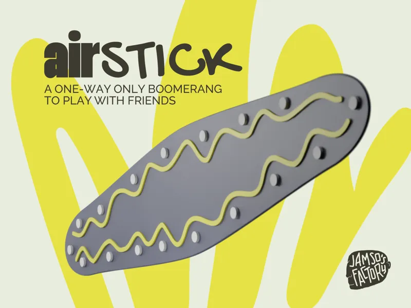 AIR STICK - The one-way only boomerang