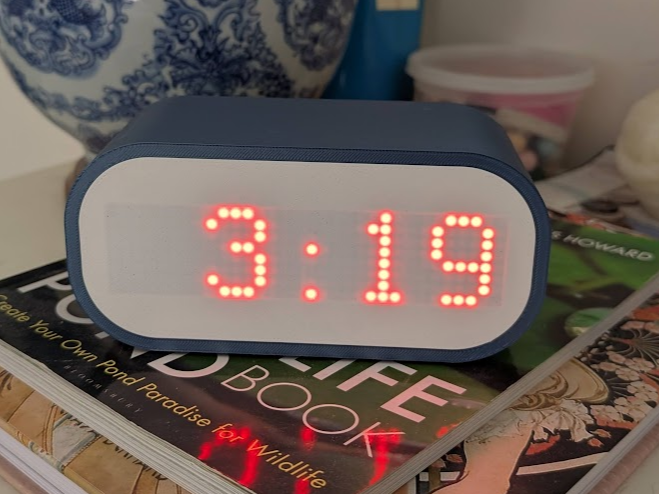 Clock with Matrix Display