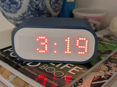 Clock with Matrix Display