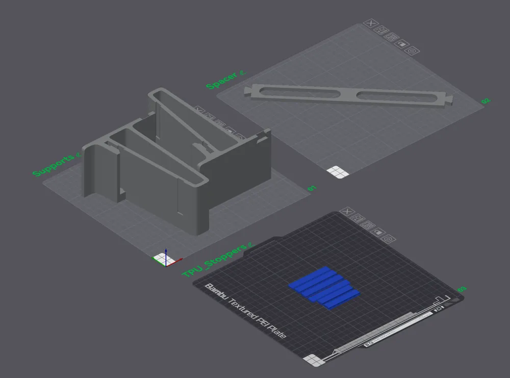 Bambu Lab X1C and P1S - Top Glass Support - Free 3D Print Model ...